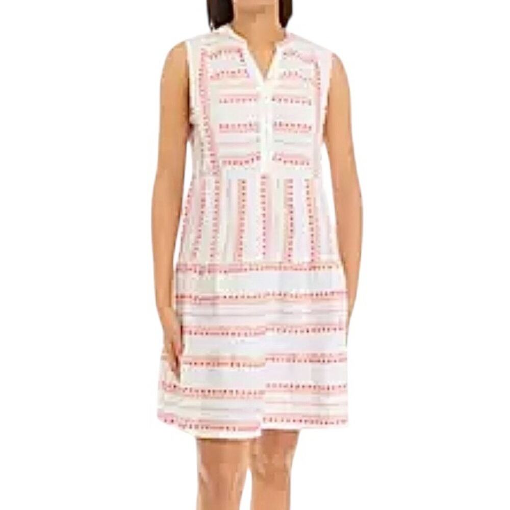 Embroidered Ruffle Tiered Dress XL Boho Chic Cotton Gauze Airy NEW NWT